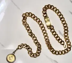 香奈兒古董金色鏈條腰帶