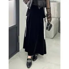 【FILA×dazzlin】　別珍ポケットフレアスカート