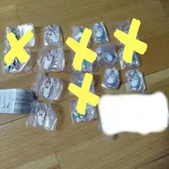 モフサンド ふらっとめじるしアクセサリー　2種8個　ガチャガチャ