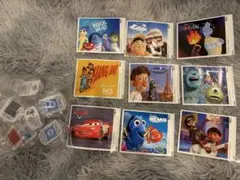 未開封 ピクサーの世界展 限定 ラベル缶 8本セット アクリル