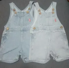 オーバーオール　サロペット　双子　80