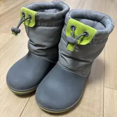 クロックス　ブーツ　グレー
