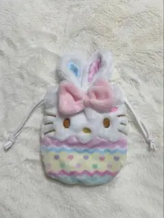 キティちゃん　イースター　巾着