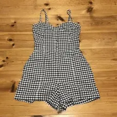 Abercrombie & Fitch ギンガムチェック キャミサロペット　XSのサムネイル