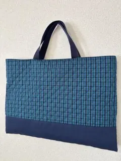 ファミリアチェック　レッスンバッグ　入園　入学グッズ　男の子　女の子　絵本袋