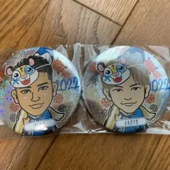 NAOTO 、ELLY 75mm缶バッジ 2個セット