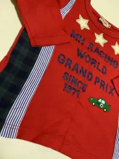 美品　ミキハウス　ロンT 80 車