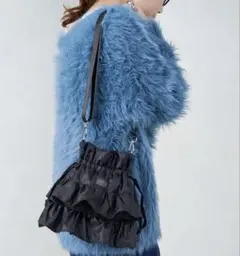 PENDLETON × FREAK'S STORE別注 フリル 巾着バッグ