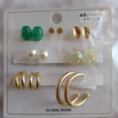 ノンホール·イヤリング　樹脂製のサムネイル