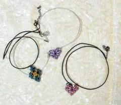 ビーズチョーカー　３点