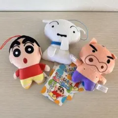 クレヨンしんちゃん　ぎゅぎゅぎゅマスコット　しんのすけ　シロ　ぶりぶりざえもん