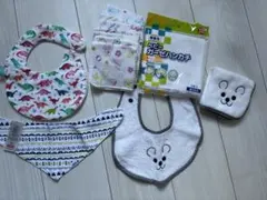 スタイとガーゼのセット