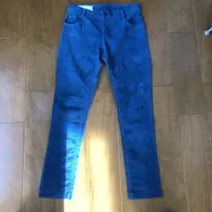 SUPERTHANKS スキニーパンツ 青