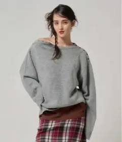 tinajojun ニット　グレー