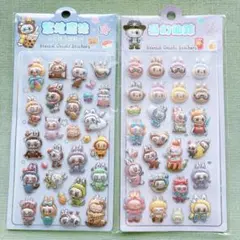 ラブブ 3D ぷっくりシール②