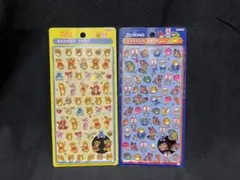 ディズニー　ボンボンドロップシールミニ　ズートピア　くまのプーさん　2枚セット