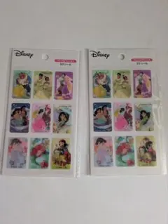 Disney 3Dシール ディズニープリンセス 2パック