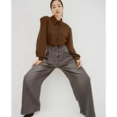 SuzuHirose × CLANE TUCK WIDE DENIM PANTS - メルカリ