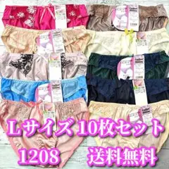 Lサイズ❤️10枚セット まとめ売り トリコット レディース ショーツ 1208