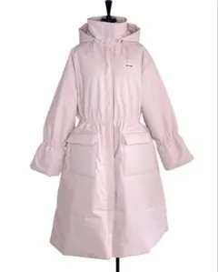 フード付き　ロングパファーコート