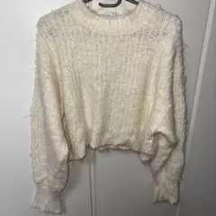 W CLOSET 長袖 ニット ホワイトのサムネイル
