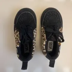 VANS ヒョウ柄スニーカー　17cm
