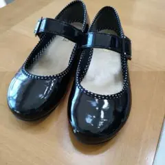 EDWIN ブラック フォーマルシューズ21センチ