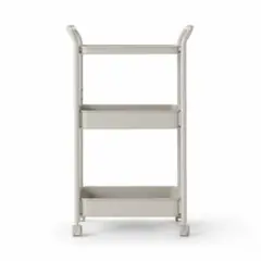 無印良品 スチールパイプワゴンラック　グレーのサムネイル