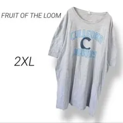【Fruit of the Loom】短袖T恤 英文印花 棉混 大尺碼