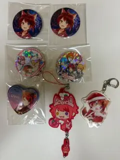 すとぷり 莉犬 缶バッジ & キーホルダー セット