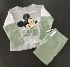 H&M ディズニー セットアップ スウェット80〜90 ミッキー 裏起毛