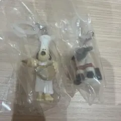 ウォレスとグルミット　めじるしアクセサリー ショーン グルミットコック 2点