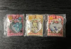 サンリオ　シャカシャカフレークシール風チャーム　3点セット