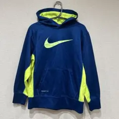 ナイキ　NIKE フード付き　トレーナー　青色　キッズ　ジュニア　140㎝　S