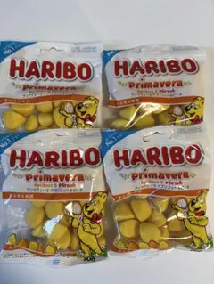 HARIBO プリマヴェーラ アプリコット＆ピーチ 4袋セット #820