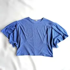 KBF Green Parks グリーンパーク　青 バルーンスリーブ Tシャツのサムネイル