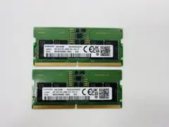 Samsung DDR5 - 4800B （8GB×2枚）ノートPCのサムネイル