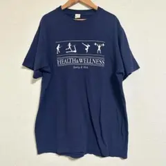 SPORTY&RICH HEALTH&WELLNES プリントTシャツ 紺のサムネイル
