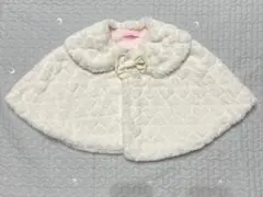 未使用　mezzo piano ベビーポンチョ　70〜90㎝