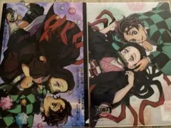 鬼滅の刃 無限列車編 レイヤードクリアファイルセット 炭治郎 禰豆子