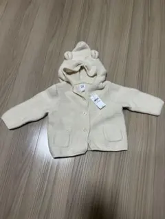 baby GAP くまみみフード付きニットカーディガン 70cm
