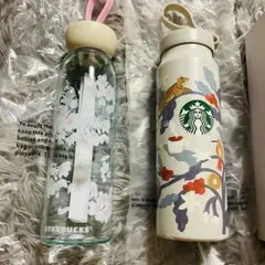 スターバックス福袋2026 ステンレスボトル & グラスボトル 2点セット