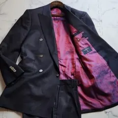 最高級総カシミヤ✨XL相当 エルメネジルドゼニア スーツ ストライプ