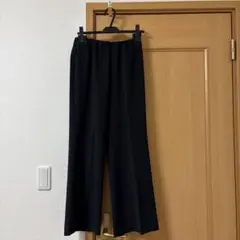 BEAUTY & YOUTH ブラック ワイドレッグスラックス M