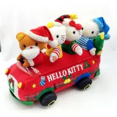 ハローキティ ミュージカルバス クリスマス サンタ ぬいぐるみ レトロ レアのサムネイル