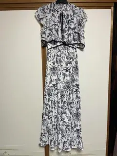 taion OKINAWA ノースリーブカシュクールフレアドレス taion OKINAWA ノースリーブカシュクールフレアドレス - メルカリ