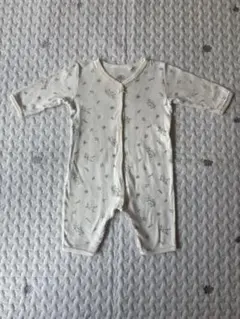 PETIT BATEAU プチバトー 長袖 ロンパース 小鳥柄3m/60㎝
