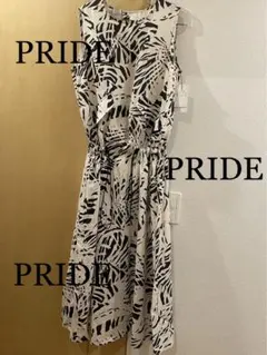 ワンピース　麻　ウエストゴム　プライドのサムネイル