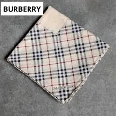 BURBERRY　大判ハンカチ　ミニスカーフ