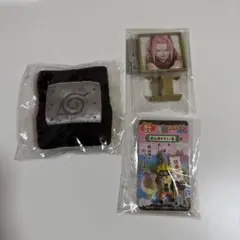 NARUTO ナルト 疾風伝 キーホルダー リストバンド 3Dレリーフスタンド